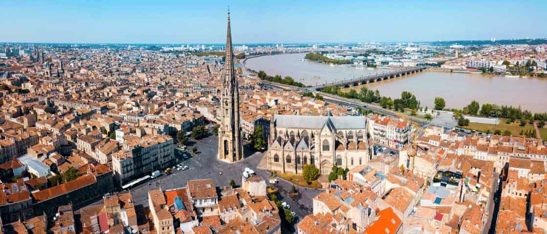 La ville de Bordeaux fait partie du périmètre de la Caisse Régionale d’Aquitaine