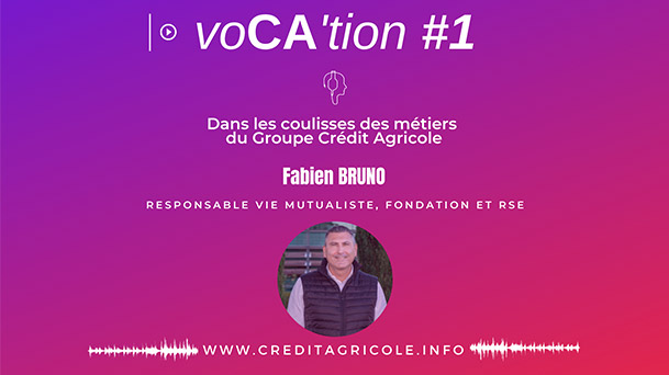Fabien Bruno, responsable de la vie mutualiste à la Caisse régionale Alpes Provence