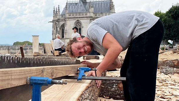 Restauration de la chapelle Saint-Hubert à Amboise