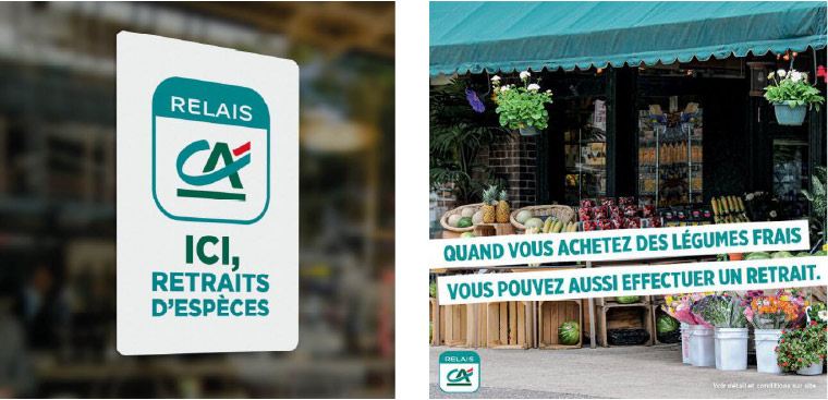 Relais CA - Effectuer un retrait dans un commerce de proximité.