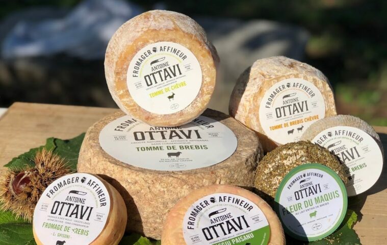 Le Crédit Agricole de la Corse accompagne la fromagerie Ottavi.