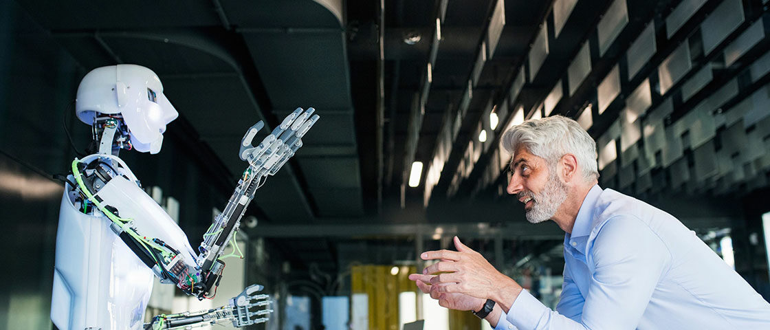 L'intelligence artificielle à la main de l'humain